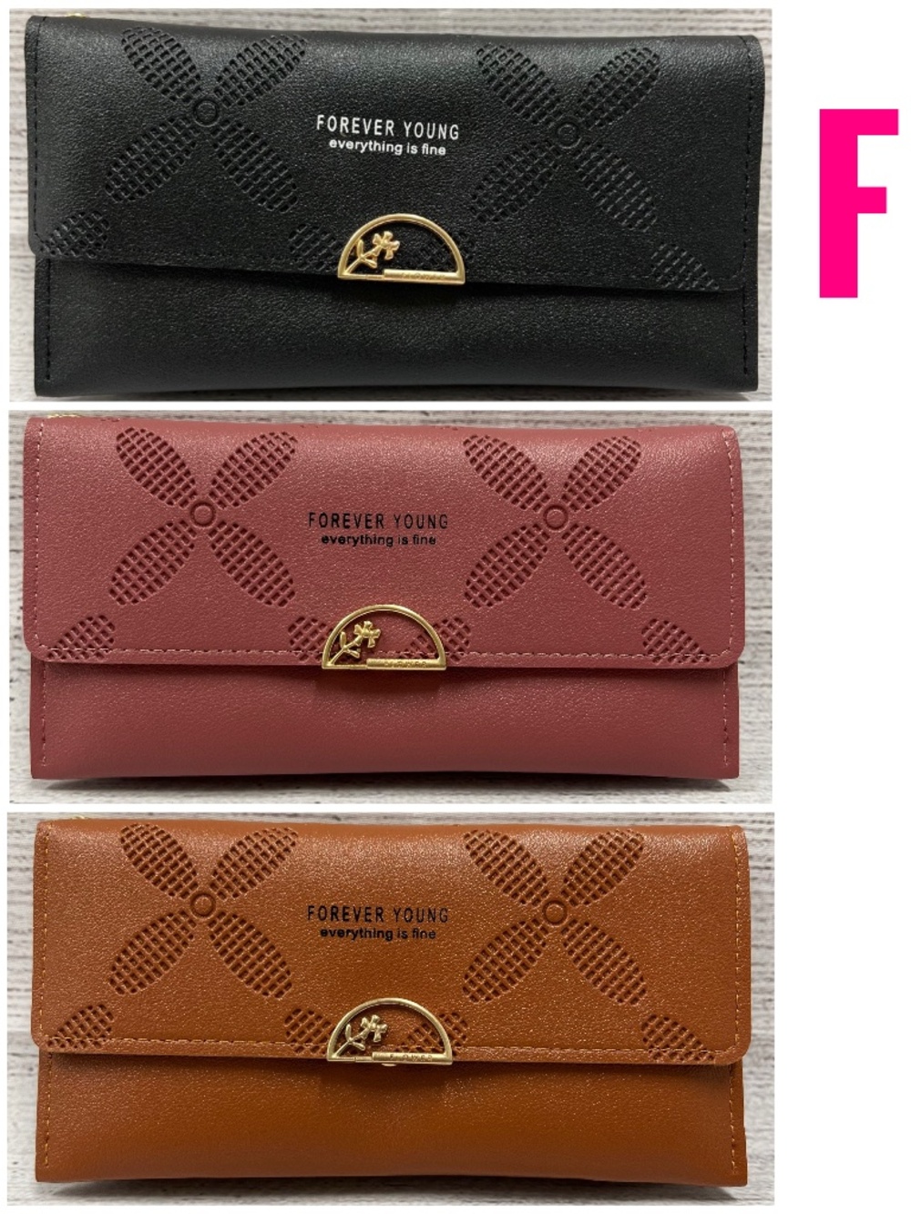 3 Wristlet Wallets (F)